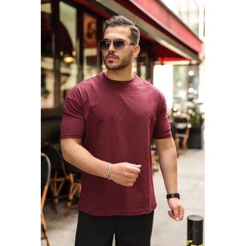 Erkek Kolları Dar Kesim Rahat Kalıp Basic Tişört