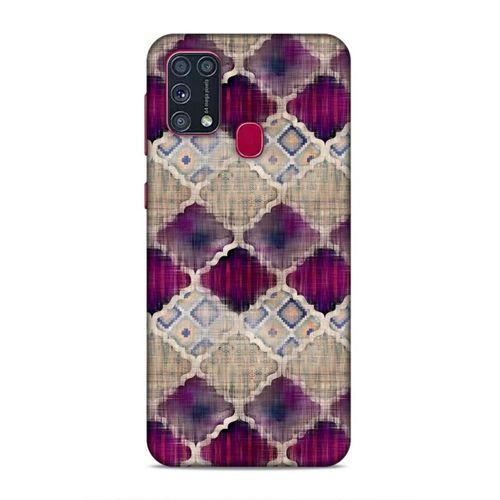 Samsung Galaxy M31 Uyumlu Kılıf Utopia (7) Telefon Kılıfı Bordo Mavi