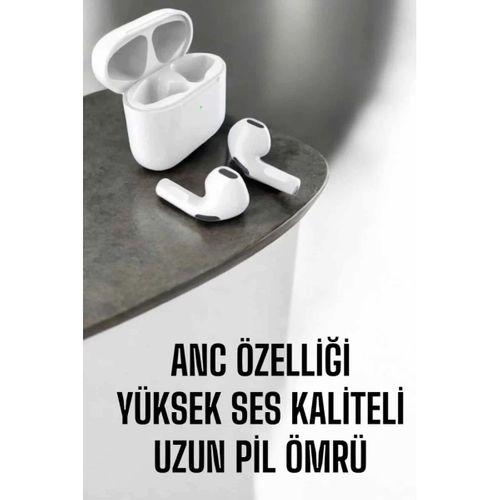 Yeni Nesil Pro Bluetooth Kulaklık Uzun Pil Ömrü Beyaz