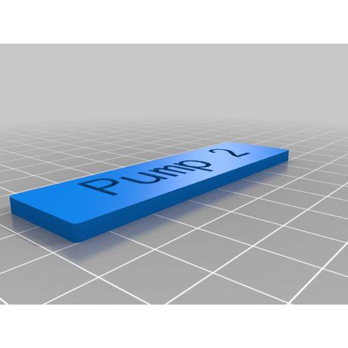 Pompa 2 Etiketi V1 (Bu ürün Sadece Plastik parçadır - Almadan Önce Soru Sorabilirsiniz)