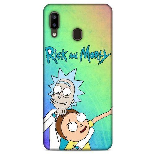 Samsung Galaxy A20 Uyumlu Kılıf Rick And Morty (1) Kılıfı Rick Sanchez