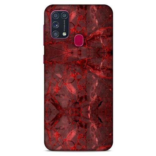 Mermer Desenli (42) Tema Rugged Armor Kılıf Tarçın Samsung Galaxy M31 Kılıf
