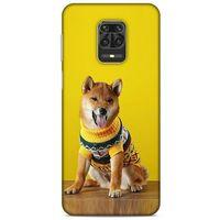 Xiaomi Redmi Note 9 Pro Kılıf Köpek Kıyafetleri (24) Darbe Emici Kılıf Shiba Inu Kazak