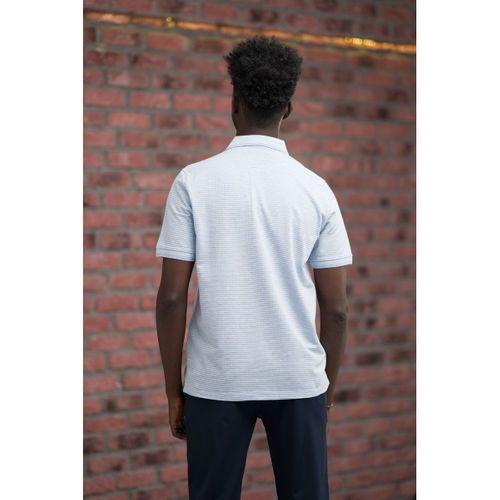 Advante Rahat Kesim Örme Dokumalı Cepli Polo Yaka T-shirt