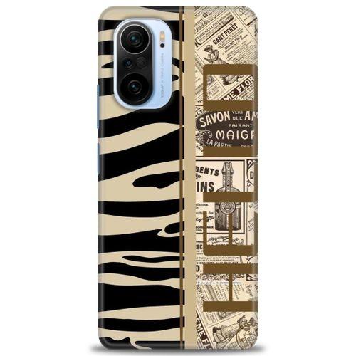 Xiaomi Poco F3 Kılıf HD Baskılı Kılıf - Hello + Tam Ekran Koruyucu