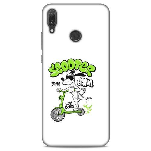 Animax Scooter Doggy Huawei Y9 2019 Kılıf Desenli Silikon