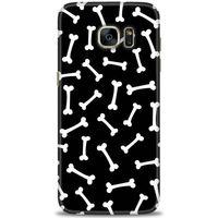 Samsung Galaxy S7 Edge Kılıf HD Baskılı Kılıf - Kemikler + Tam Ekran Koruyucu