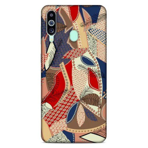 Lopard Samsung Galaxy M40 Uyumlu Kılıf Soyut Sanat (41) Baskılı Tank Kılıf
