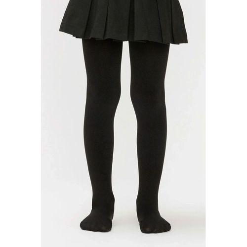 Kız Çocuk Pamuklu Külotlu Çorap Renk Siyah