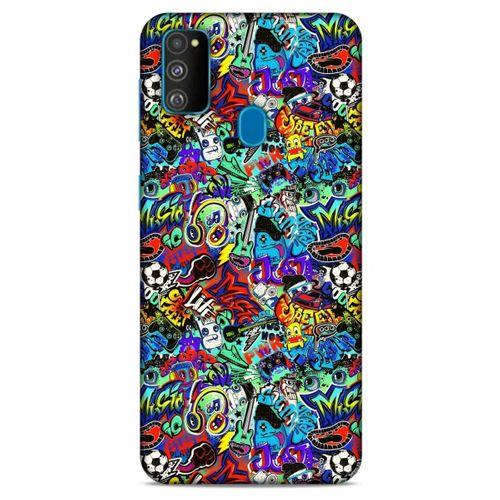 Graffitix (24) Desenli Silikon Kapak Samsung Galaxy M30s Kılıf