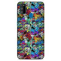 Graffitix (24) Desenli Silikon Kapak Samsung Galaxy M30s Kılıf