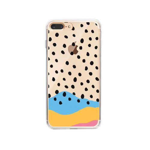 iPhone 8 Plus Shein Puantiye Premium Şeffaf Telefon Kılıfı