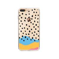 iPhone 8 Plus Shein Puantiye Premium Şeffaf Telefon Kılıfı