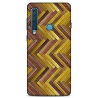 Lopard Samsung Galaxy A9 2018 Uyumlu Kılıf Wood'X (31) TPU Kılıf Baskılı