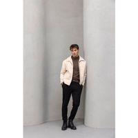 Kaşe Kumaş Fermuarlı Bej - Fincher Yarım Balıkçı Kazak Kahve - Akira Örme Pike Kumaş Pantolon Siyah