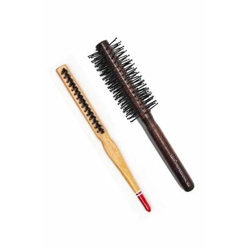 Liva 506& 690 Profesyonel Yanmaz Set Topuz Saç Fırçası-2'li