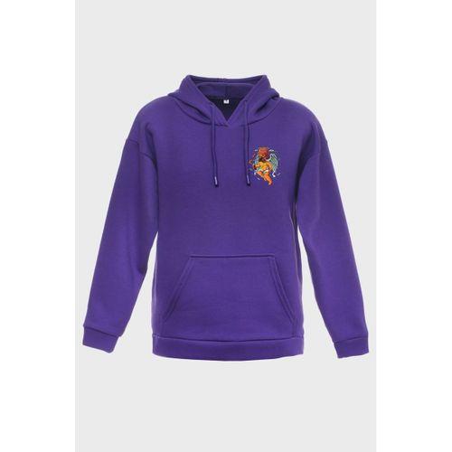 Eros Minimal Baskılı  Üç İplik Sweatshırt Oversıze Hoodıe