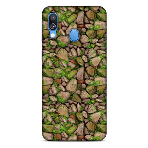 Samsung Galaxy A40 Kılıf Baskılı Özel Seri Taşlı (6) Silikon Kılıf