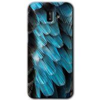 MRCİLETİSİM Samsung Galaxy J6 Plus Kılıf HD Desen Baskılı Arka Kapak + Temperli Cam - 9D Tüyler