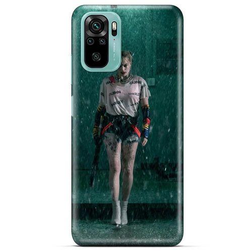 Xiaomi Redmi Note 10 5G Uyumlu Kılıf Harley Quinn (12) Koruyucu Silikon Yeşil Yağmur