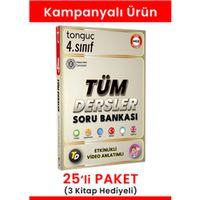 4. Sınıf Tüm Dersler Soru Bankası 25' li Paket(3 Kitap Hediyeli)