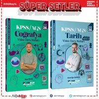 Yediiklim 2026 KPSS Tarih ve Coğrafya Atölye Video Ders Notları Seti 2 Kitap