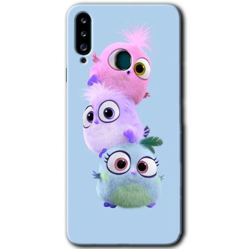 Potkal Hediye Fabrikası Samsung Galaxy A20s Kılıf HD Desen Baskılı Arka Kapak - Puffy