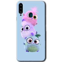 Potkal Hediye Fabrikası Samsung Galaxy A20s Kılıf HD Desen Baskılı Arka Kapak - Puffy