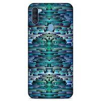 Lopard Samsung Galaxy A11 Uyumlu Kılıf PiXel (20) Koruyucu Kılıf Mavi