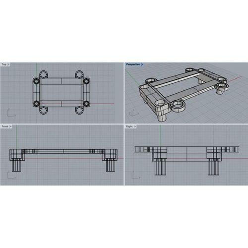 Noctua NF A4x10 Fan Adaptörü RPi 4 İkili Fan Alüminyum Soğutucu Kasa (Bu ürün Sadece Plastik parçadır - Almadan Önce Soru Sorabilirsiniz)
