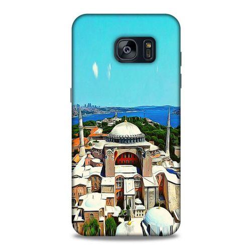 Samsung Galaxy S7 Edge Kılıf Dünya Mimarisi (10) Full Koruma Kılıfı Ayasofya