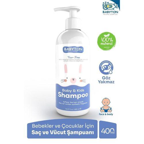 Babyton Göz Yakmayan Doğal Bebek ve Çocuk Şampuanı 400ml