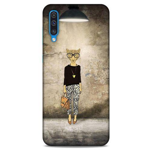 Samsung Galaxy A30s Kılıf FunnyMaX (20) Koruyucu Kılıf Kahverengi Kaplan