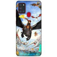 Samsung Galaxy A21s Kılıf Dragons (32) Soft Silikon Kılıf Ejderhanı Nasıl Eğitirsin
