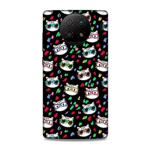 Lopard Xiaomi Redmi Note 9 5g Uyumlu Kılıf Kediler (26) Tpu Silikon Kılıf Karışık Renkli
