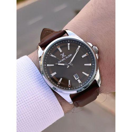 Daniel Klein Deri Kordon Takvimli Kadran 2 Yıl Garantili 3 Atm Dayanıklı Erkek Kol Saati E140036-4