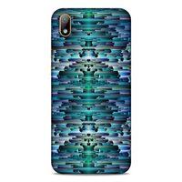Lopard Huawei Y5 2019 Uyumlu Kılıf PiXel (20) Koruyucu Kılıf Mavi