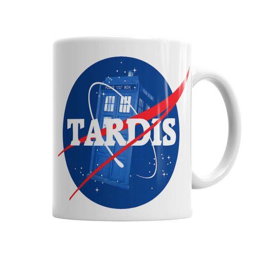 Doctor Who Tardis Nasa Kupa Bardak Porselen