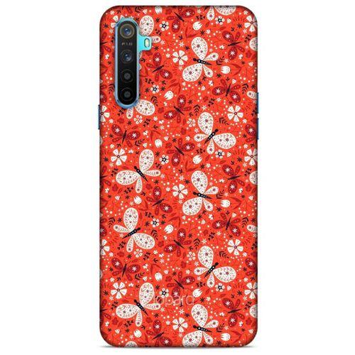 Oppo Realme 6i Kılıf Kelebek Etkisi (6) Silikon Kılıf Mavi Yeşil
