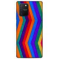 Lopard Samsung Galaxy S10 Lite Uyumlu Kılıf Wood'X (25) Antişok Kapak Baskılı