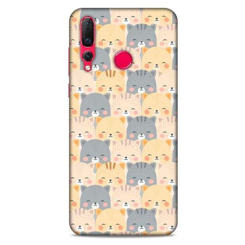 Lopard Huawei P Smart Z Uyumlu Kılıf Kediler (23) Ultra Koruma Kılıfı Gülen Kedi