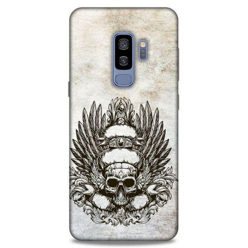 Lopard Samsung Galaxy S9 Plus Uyumlu Kılıf Tattoo's (6) Silikon Kılıf Siyah Gri