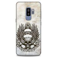 Lopard Samsung Galaxy S9 Plus Uyumlu Kılıf Tattoo's (6) Silikon Kılıf Siyah Gri