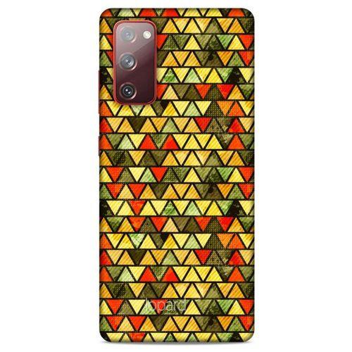 Samsung Galaxy S20 Fe Kılıf Pastel Renkler (46) Core Armor Kılıf Yeşil Sarı