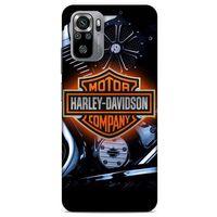 Xiaomi Redmi Note 10S Uyumlu Kılıf Motorsiklet (13) Silikon Kap Harley Davidson