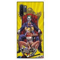 Samsung Galaxy Note 10 Plus Uyumlu Kılıf Harley Quinn (36) Glitter Kılıf Lavanta mor