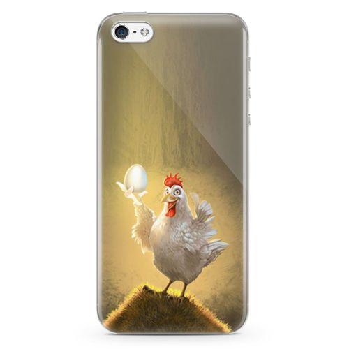 Apple iPhone 5 Kılıf Yumurtam Benim Arka Kapak Koruma Desenli Full Koruyucu