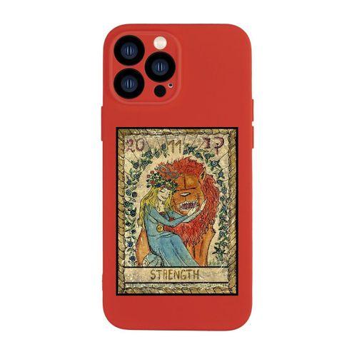iPhone 13 Pro Uyumlu Strenght Desenli Kamera Lens Korumalı Darbe Emici Silikonlu Lansman Kılıf