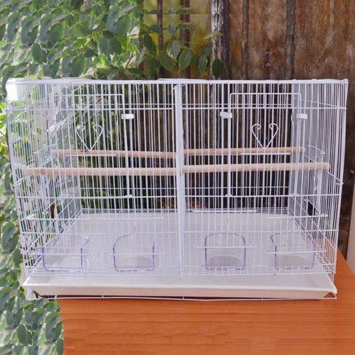 Kafes Çifthane 3 Beyaz- 3 Siyah 61x41x41 Cm