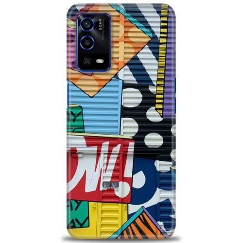 Oppo A55 Kılıf HD Baskılı Kılıf - Grafiti + Tam Ekran Koruyucu